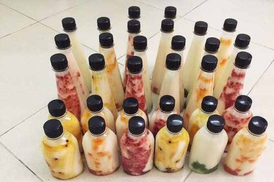 Cơn sốt sữa chua sắc màu: Cô sinh viên thu 100 triệu/tháng
