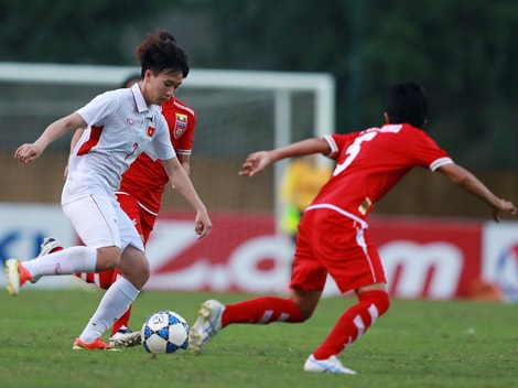 Toàn thắng ở vòng bảng, tuyển nữ Việt Nam giành vé dự Asian Cup 2018