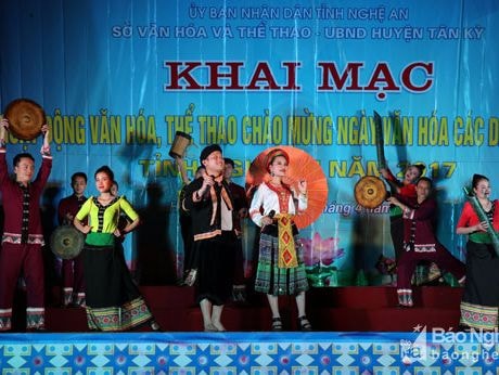 Nghệ An khai mạc Ngày hội Văn hóa các dân tộc