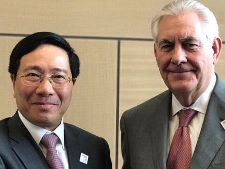 Phó Thủ tướng Phạm Bình Minh thăm Mỹ