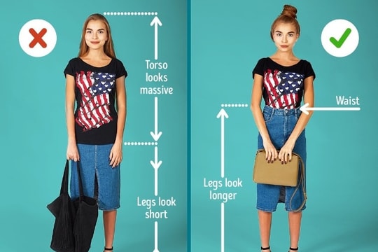 7 lỗi sai cơ bản khiến các nàng thấp bé và thiếu hấp dẫn