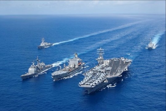 Nhóm tác chiến tàu sân bay Mỹ sẽ tới Biển Nhật Bản trong vài ngày tới