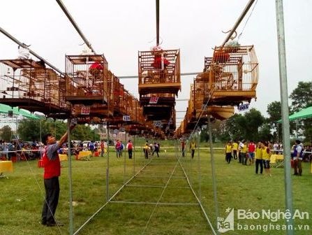 Hàng trăm nghệ nhân chơi chim 4 tỉnh về dự hội ở Nghệ An