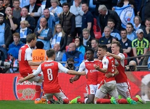 Hạ Man City, Arsenal vào chung kết Cup FA gặp Chelsea