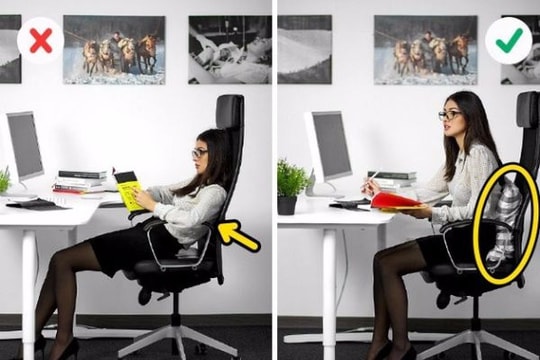 Hướng dẫn chi tiết 6 tư thế ngồi đúng dành cho dân công sở