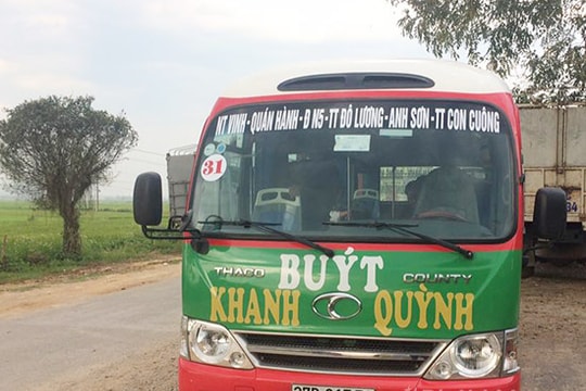 Khai trương tuyến xe buýt số 31 Vinh - Con Cuông