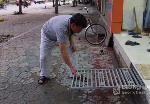 Những bậc tam cấp được ưa chuộng ở Vinh sau giải tỏa vỉa hè