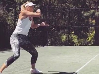 Sharapova tập lần cuối cho ngày tái xuất
