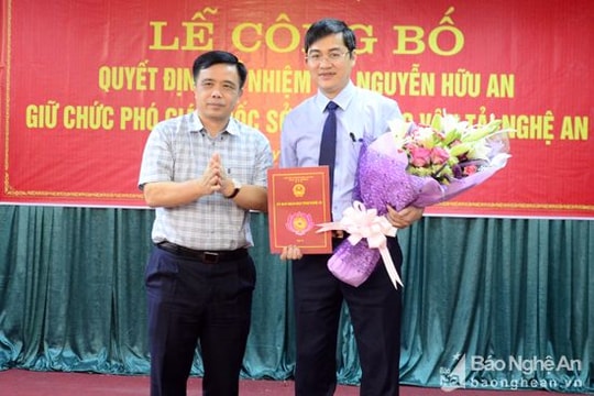 Trao Quyết định bổ nhiệm Phó Giám đốc Sở Giao thông vận tải