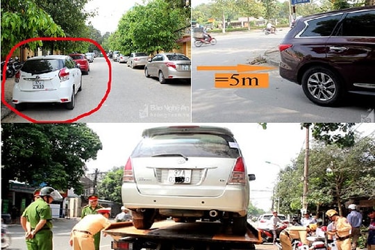 Những kiểu dừng, đỗ ô tô dễ bị cẩu xe và nộp phạt