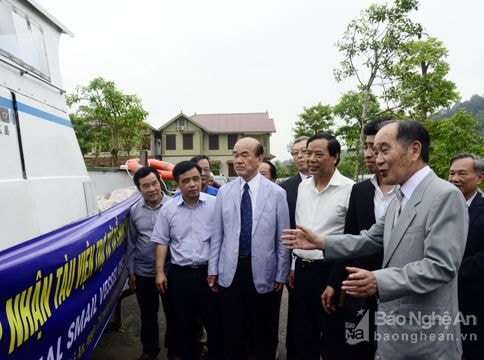 Nghệ An tiếp nhận tàu viện trợ của Nhật Bản