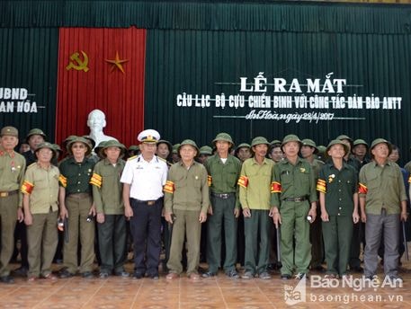 Ra mắt Câu lạc bộ Cựu chiến binh với công tác đảm bảo an ninh trật tự