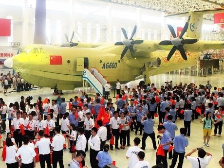 Trung Quốc sản xuất thuỷ phi cơ lớn nhất thế giới