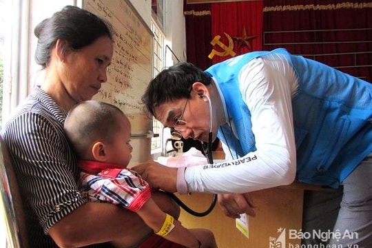 Đoàn y tế Hàn Quốc khám bệnh miễn phí cho 1.600 người nghèo