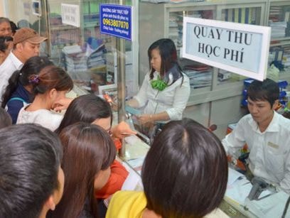 Mức thu học phí tối đa năm học 2017-2018 là 14 triệu đồng/sinh viên