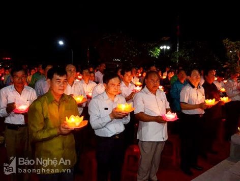 Đại lễ cầu siêu cho các anh hùng liệt sỹ