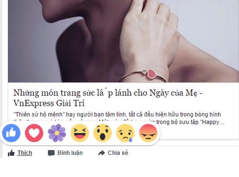 Facebook bổ sung nút 'bông hoa' mừng Ngày của mẹ