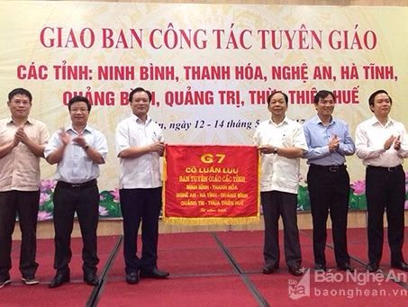 Giao ban công tác tuyên giáo 7 tỉnh tại Nghệ An