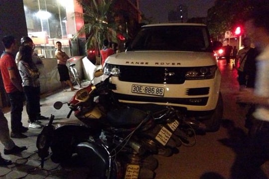 Khởi tố đối tượng trộm xe Range Rover gây tai nạn liên hoàn