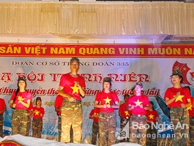 Chiến sỹ Trung đoàn 335 phát huy truyền thống, vững bước tương lai