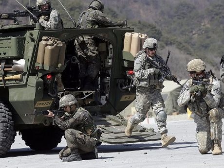 Quân Mỹ tại Hàn Quốc tập trận chống vũ khí hủy diệt hàng loạt của Triều Tiên