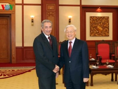 Tổng Bí thư Nguyễn Phú Trọng tiếp Đoàn đại biểu Đảng Cộng sản Cuba