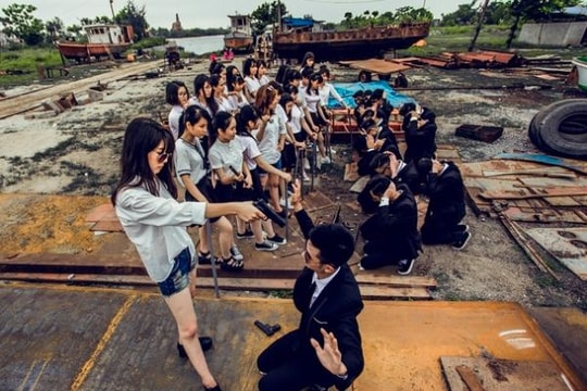 Kỷ yếu như phim hành động của học sinh Nam Định