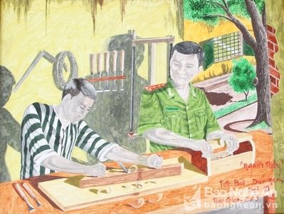 Những bức tranh khát vọng hoàn lương của phạm nhân