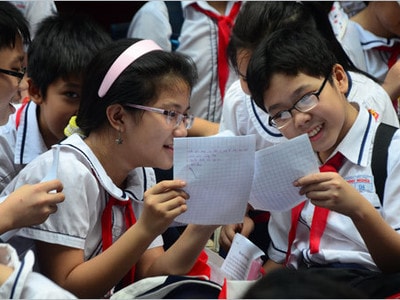 Học sinh Trường Phan Bội Châu nhận xét về đề thi lớp 5 ở thành Phố Vinh
