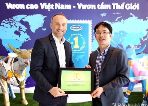 Vinamilk 3 năm liền vào tốp thương hiệu được lựa chọn nhiều nhất ở Việt Nam