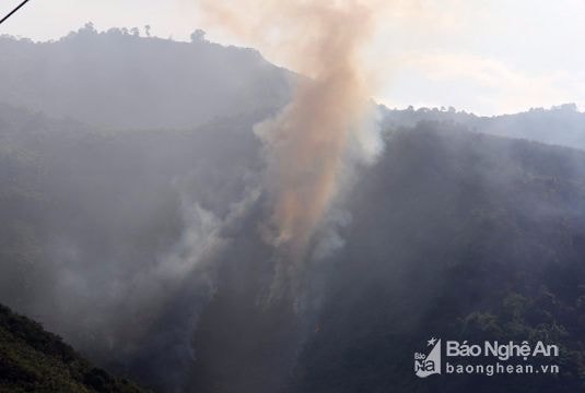 Cảnh báo nguy cơ cháy rừng mùa đốt rẫy ở Kỳ Sơn