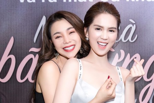 Ngọc Trinh - Trà Ngọc Hằng thân thiết, xóa tin đồn  tình bạn rạn nứt