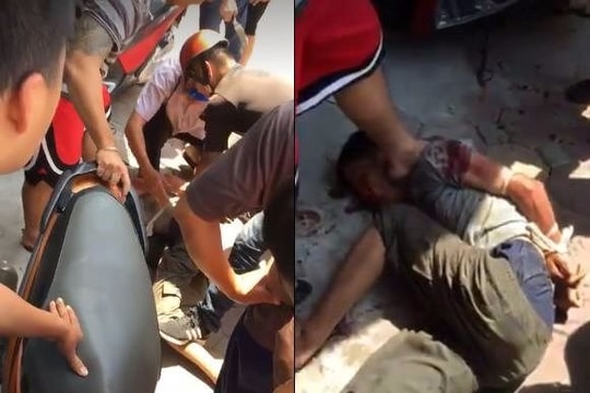 Thanh niên ngáo đá cầm dao đâm hàng loạt người giữa ngã tư đường