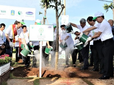 Vinamilk hưởng ứng ngày Môi trường Thế giới 2017