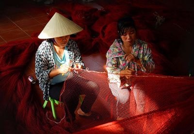 Những hình ảnh đẹp về nghề lưới biển Nghệ