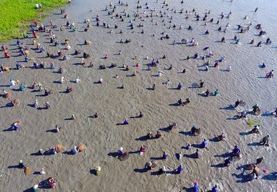 Hàng ngàn người tham gia Lễ hội đánh cá ở Hà Tĩnh