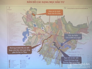 Triển khai dự án hạ tầng đô thị gần 32 triệu Euro tại Thị xã Hoàng Mai