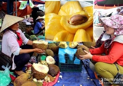 Mít rừng 'vượt nắng' về xuôi thu hút người mua