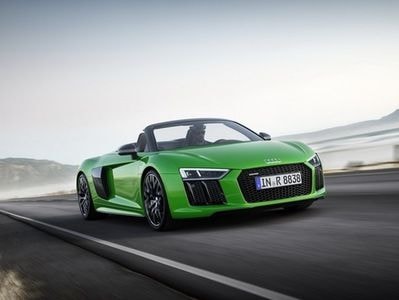 Audi R8 V10 Plus Spyder 2017 trình làng, độc quyền màu sơn