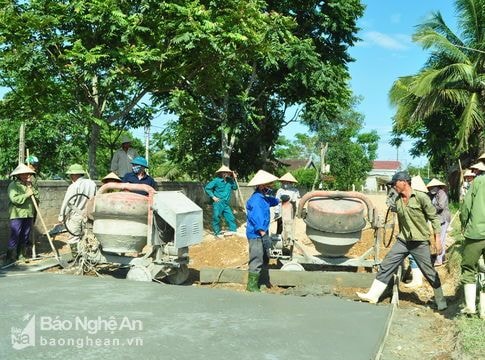 Huy động sức dân Xây dựng Nông thôn mới ở Nghĩa Hưng (Nghĩa Đàn)