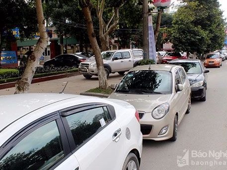 Thành phố Vinh sẽ xã hội hóa bãi đỗ xe