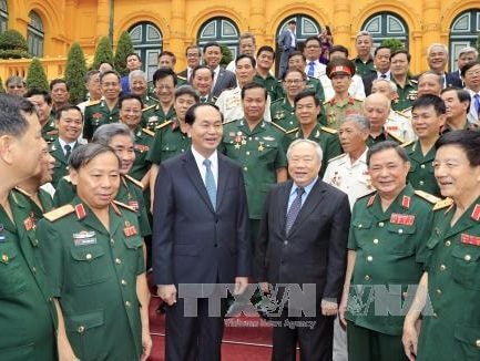 Chủ tịch nước gặp mặt cựu Quân nhân tình nguyện giúp Campuchia