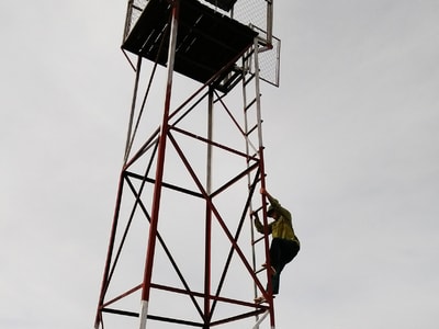 Chòi canh lửa rừng phát huy hiệu quả mùa nắng nóng