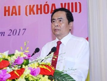 Ông Trần Thanh Mẫn thay ông Nguyễn Thiện Nhân làm Chủ tịch Mặt trận Tổ quốc