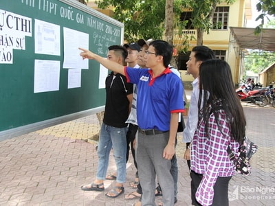 58 thí sinh bỏ thi trong buổi thi đầu tiên