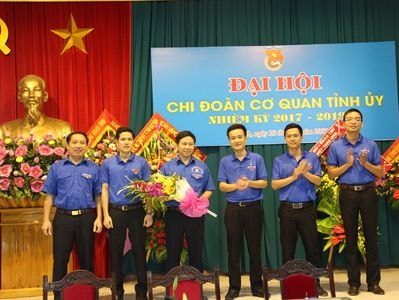 Đại hội chi đoàn cơ quan Tỉnh ủy nhiệm kỳ 2017 - 2019
