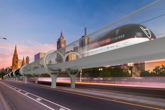 Tàu siêu tốc đạt tốc độ chóng mặt 1.200km/h