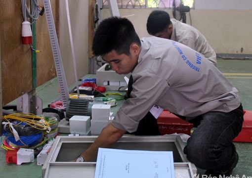 18 thí sinh tranh tài trong cuộc thi tay nghề giỏi tỉnh Nghệ An