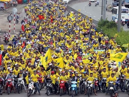 10.000 cổ động viên xứ Nghệ sẽ phủ vàng sân Thống Nhất?