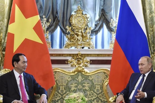 Hình ảnh Chủ tịch nước thăm Liên bang Nga trên báo chí quốc tế